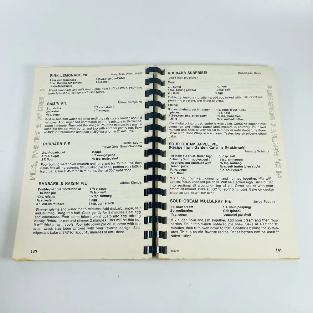 Heavenly Delights Saint Bernadette Parish Omaha 1990 Volume II Spiral Cookbook